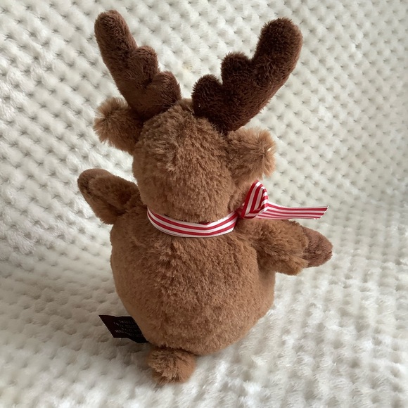 The Bearington Collection Plush Doeball Reindeer Sprout Stuffed Animal Toy - Picture 4 of 10